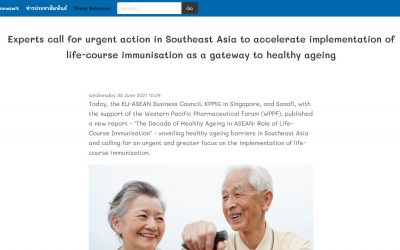 Newswit | Experts call for urgent action in Southeast Asia to accelerate implementation of life-course immunisation as a gateway to healthy ageing